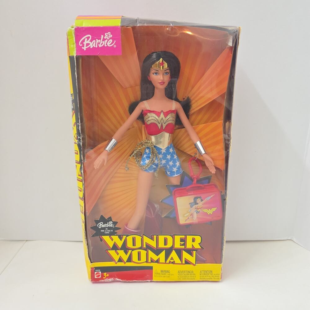 Wonder Woman Barbie 2003 MATTEL - NEW - Never Removed from Box Read